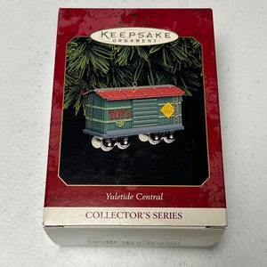 Vintage 1997 Hallmark Yuletide Central Toy Car Collectors Series Keepsake Ornament New In Box