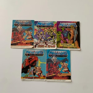 Vintage Original 1983 Masters Of The Universe Mini Comic Lot 5 Total