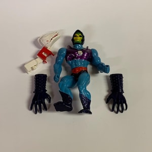 Vintage Rare Complete Masters Of The Universe MOTU He-Man Terror Claws Skeletor w/Accessories 1985