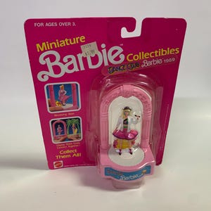 Vintage Original 1989 Miniature Barbie Collectibles Dance Club Barbie Mattel New Old Stock