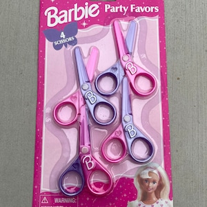 VINTAGE Barbie Party Favor Scissors 1997 Mattel Tara New In Box