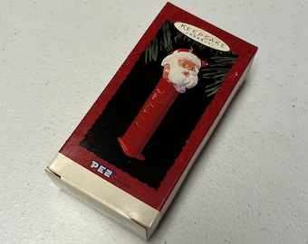Vintage 1995 Hallmark Keepsake Christmas Ornament Pez Santa Original Box