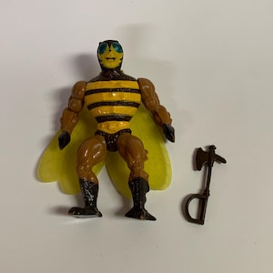 Vintage Original MOTU Buzz-Off Masters of the Universe He-Man figure Vintage Mattel 1983