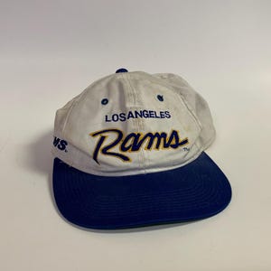 Vintage Original Los Angeles Rams NFL Football Baseball Snapback Trucker Cap Sports Specialist Used