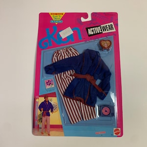 Vintage Original 1991 Ken Active Wear Mattel Fashion Clothes #665 New Old Stock