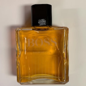 Vintage Original Display Boss #1 Perfume Fragrance Factice Eau De Toilettte Opened 100% Full