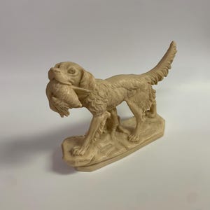 Vintage Original A.Santini Irish Setter Hunting Dog Sculpture Figure
