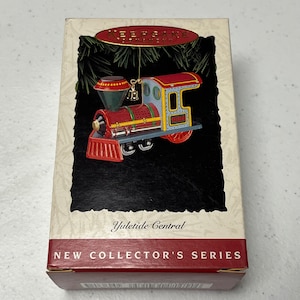Vintage 1994 Yuletide Central 1 in the Series Hallmark Keepsake Collector Ornament New In Box