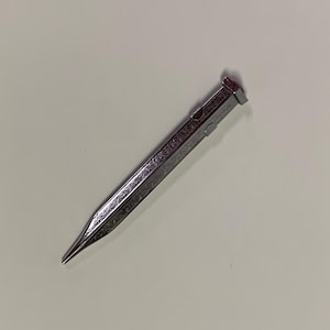 Vintage Original Narrow Kanoe Style Flat Metal Pencil Made In Japan