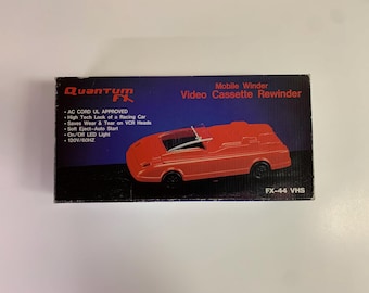 【中古美品】Kinyo　スポーツカー型VHSビデオリワインダー 現状品】KINYO製のスポーツカー型VHSビデオカセットテープ巻き