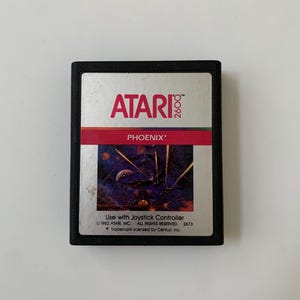 Vintage Phoenix Atari 2600 Clean And Tested Video Game Catridge
