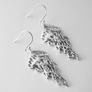 Jellyfish Earrings | Sterling Silver Earrings | Handmade Ocean Inspired Unique Jewelry