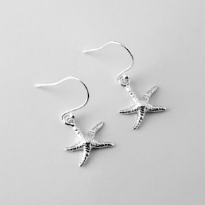 Starfish Earrings | Ocean Inspired Jewellery | Handmade Silver Earrings