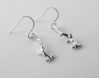 Hammerhead Shark Earrings | Sterling Silver Earrings | Handmade Ocean Inspired Jewelry