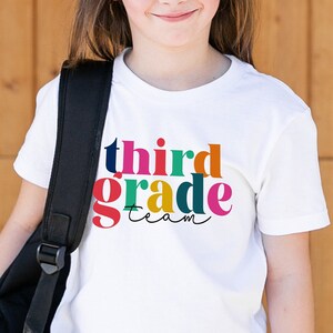Third Grade Team Shirt, Third Grade Shirt, Back To School Shirt, First Day Of School Shirt, Third Grade Teacher Shirt, Hello School Shirt