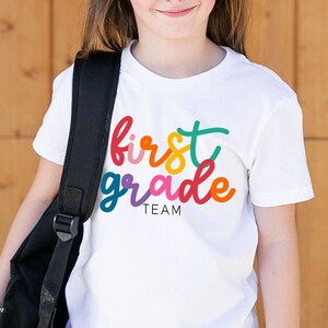 First Grade Team Shirt, First Grade Shirt, Back To School Shirt, First Day Of School Shirt, First Grade Teacher Shirt, Kindergarten Shirt