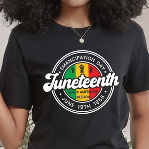 1865 Juneteenth Shirt, Emancipation Day Shirt, Afro Woman Shirt, Black American Freedom, African American Juneteenth Shirt, June 19th 1865
