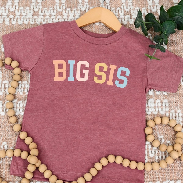 Big Sis Shirt, Sister Shirt, Baby Announcement Shirt, New Big Sister, Big Sis Shirt, Sisters Shirt, Biggest Sister Shirt, Siblings Shirt