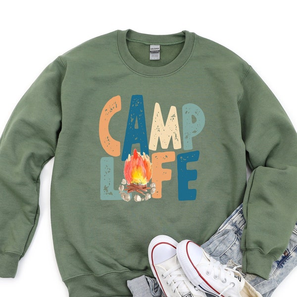 Camp Life Shirt, Camp Shirt, Camp Girl Shirt, Vacation Shirt, Camp Fire Shirt, Camp Life Shirt, Travel Shirt, Camping Crew Shirt