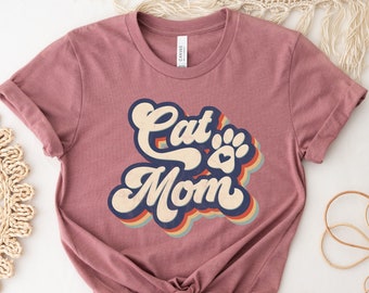 Cat Mom Shirt, Cat Mom T-Shirt, Mothers Day T-Shirt, New Cat Mom Gift, Gift For Mothers Day, Proud Kitty Mama Shirt, Kitty Mom Shirt