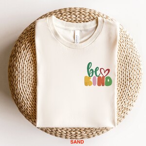 Embroidered Be Kind Shirt, Be Kind Shirt, Friendly Shirt, Human Kind Shirt, Kindness Shirt, Antiracism Shirt, Cute Be Kind Shirt