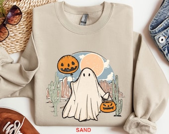 Halloweentown Sweatshirt, Trendy Halloween Sweatshirt, Funny Halloween Shirt, Halloween Ghost Shirt, Halloween Pumpkin Shirt