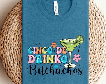 Cinco De Drinko Shirt, Margarita Sippin Sweatshirt, Happy Fiesta T-Shirt, Cinco De Mayo Party Shirt, Mexican Fiesta Tee, Fiesta Vibes