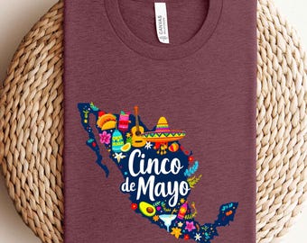 Cinco De Mayo Shirt, Mexican Shirt, Fiesta Shirt, Mexican Festival Shirt, Happy Cinco De Mayo Shirt, Mexican Fiesta Shirt, Mexican Party Tee