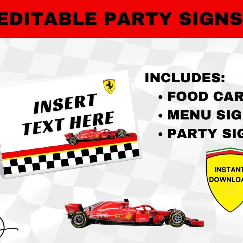 Ferrari Sign - Etsy