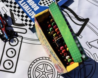 Personalized Race Car Birthday Coloring Banner: Formula 1 Theme (Digital Download)