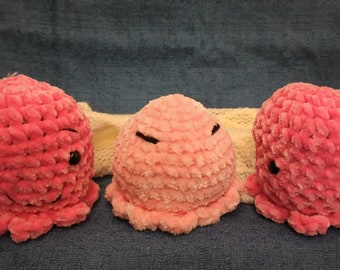 Octopus Critter Family, Soft Crocheted Stuffed Animal