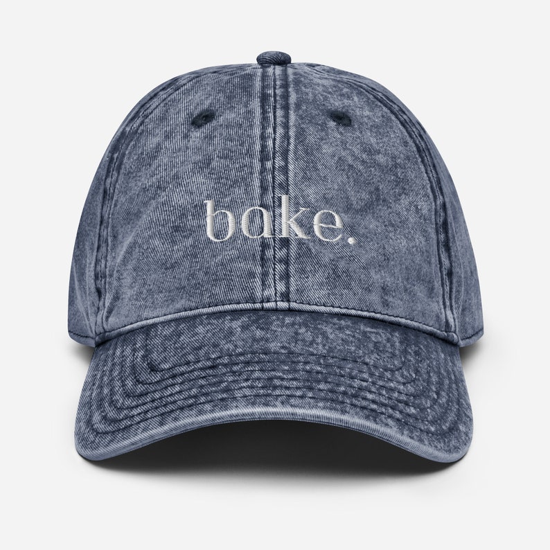 bake. Vintage Cotton Twill Cap