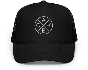 Cake Baker Decorator Cute Trendy Embroidered Foam Trucker Hat, Cute Cake Decorator Gift Baker Gift Bakery Gift Cake Lover Cap Baking OTTO