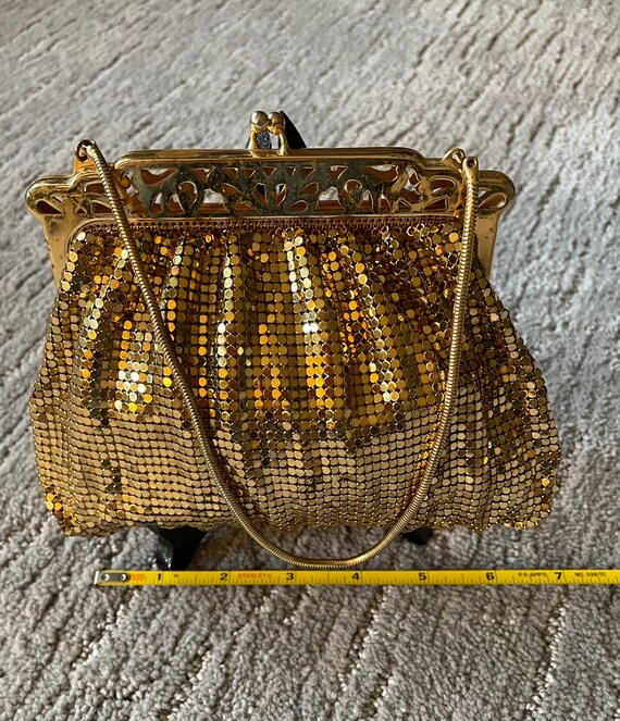 Gold mesh handbag hotsell