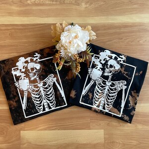 Skeleton Coffee Skelly Tshirt