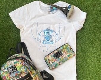 Stitch - Camiseta de Lilo Disney para hombres, mujeres y niños - Camiseta de personaje de la película Lilo Stitch - ¡Perfecto para los fans de Disney Park! - Carácter - Parque