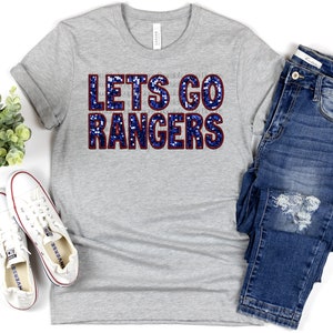 Rangers DTF Transfers Texas Baseball DTF Transfers Faux Glitter DTF Transfers Faux Embroidery Png Rangers