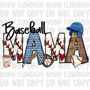 Baseball Mama DTF Transfer Baseball Mom DTF Transfer Baseball