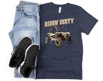Ridin Dirty DTF Transfer: Side By Side Print