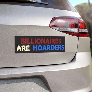 Eat the Rich Automagnet - Politischer Aktivismus Autoaufkleber, linker Aufkleber für Demokratische Anhänger, widerstehen und existieren Steuer den reichen Aktivismus