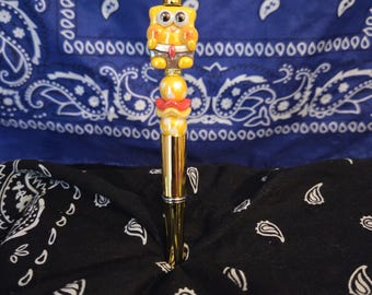 SpongeBob Beaded Pen – Fun Character Design, Assorted Styles
