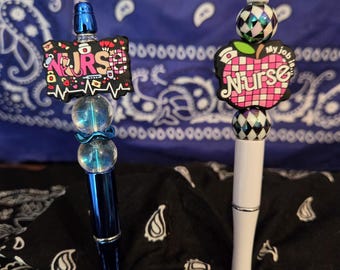 Nurse Beaded Pens: Assorted Styles, Colors, Characters