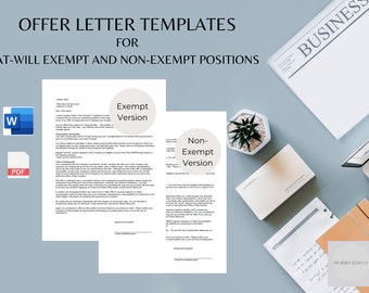 OFFER LETTER TEMPLATES & sample