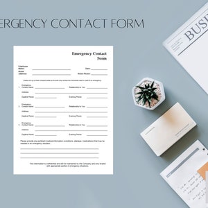 EMERGENCY CONTACT FORM