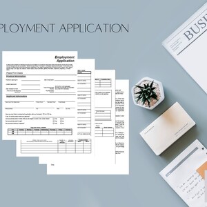 EMPLOYMENT APPLICATION