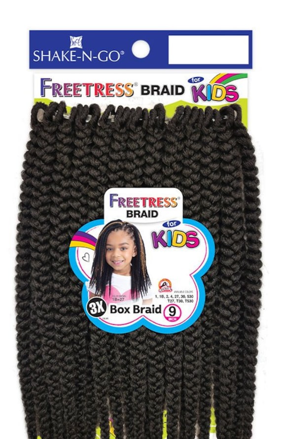 Freetress Crochet Hair 3X Kids-Box Braid 9 - Etsy