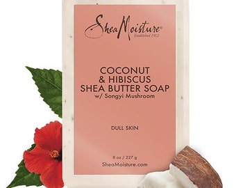 Shea Moisture Coconut & Hibiscus Shea Butter Soap 8Oz
