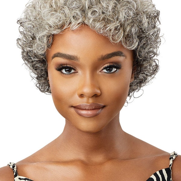 Short Gray Hair Topper Etsy