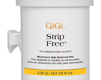 Gigi Strip Free Microwave Formula Hair Removal Wax 8Oz