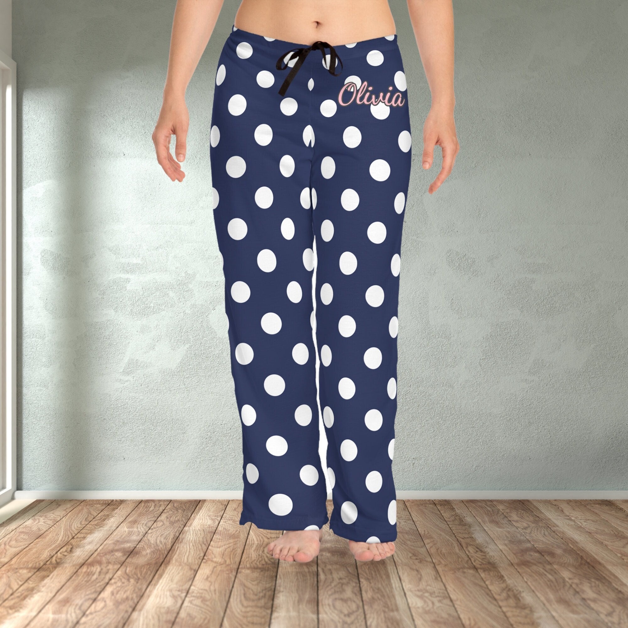 Polka Dot Pj Shorts Etsy